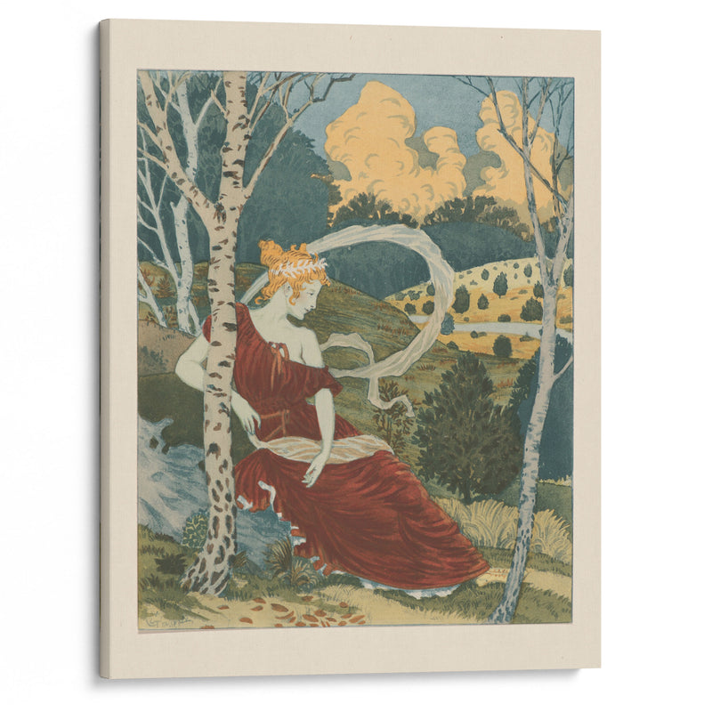 Dans Les Bois (ca. 1899) - Eugène Grasset - Canvas Print