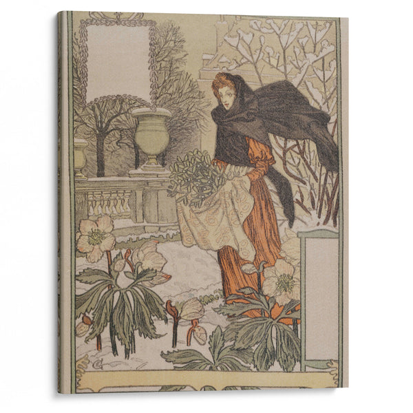 Décembre (1896-1898) - Eugène Grasset - Canvas Print