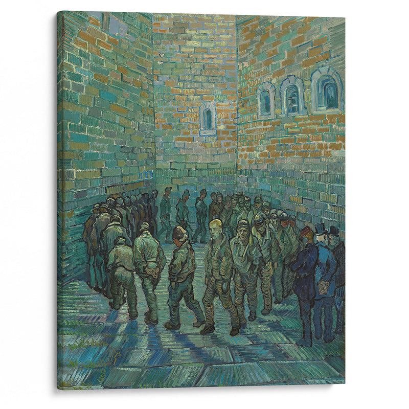 The Prison Courtyard (1890) - Vincent van Gogh - Canvas Print - UAIO LMT