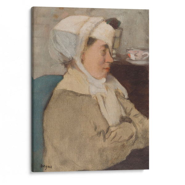 Woman with a Bandage (between 1872 and 1873) - Edgar Degas - Canvas Print