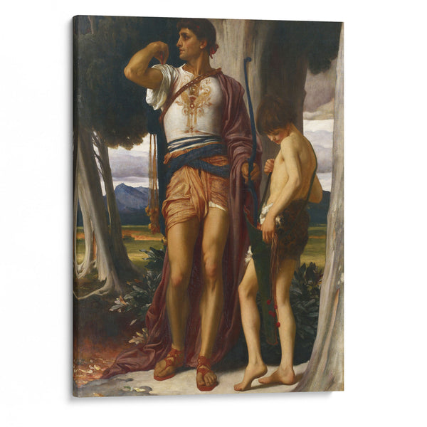 Jonathan’s Token to David (c. 1868) - Frederic Leighton - Canvas Print