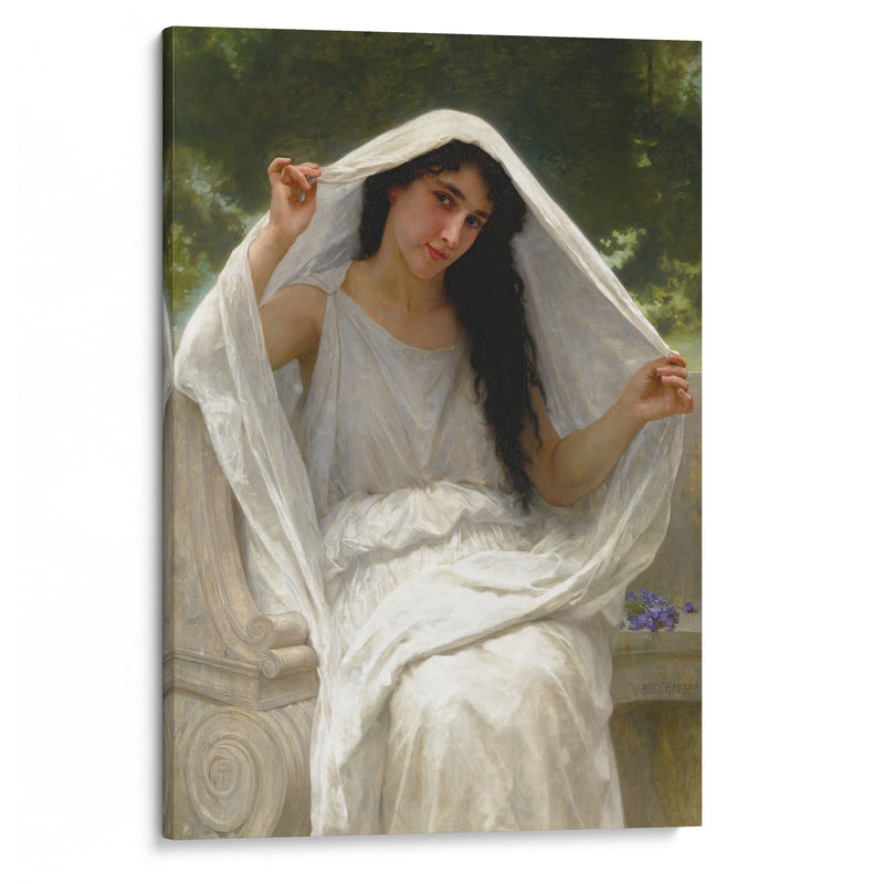 Le Voile (1898) - William Bouguereau - Canvas Print