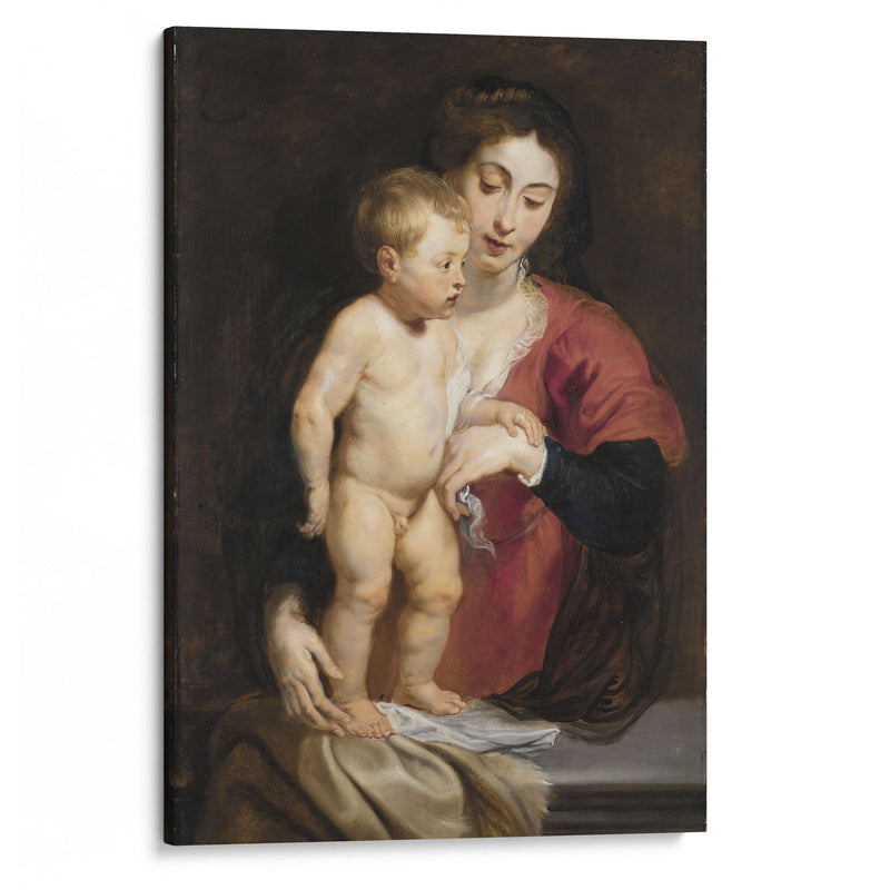 Madonna and Child (ca. 1615-1618) - Peter Paul Rubens - Canvas Print