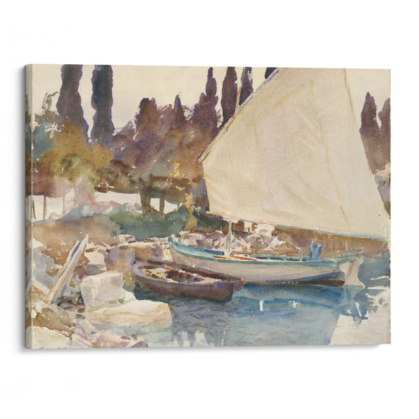 Boats (1913) - John Singer Sargent - Canvas Print