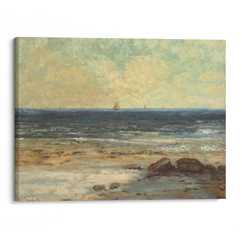 Bords de la Mer, Palavas - Gustave Courbet - Canvas Print