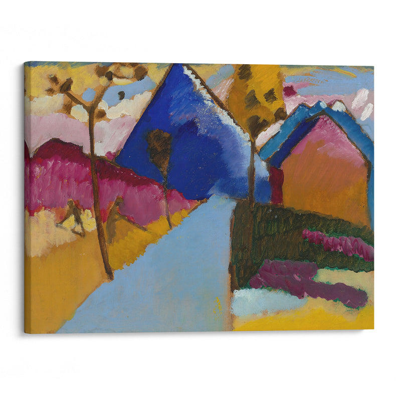 Kochel – Straight Street (1909) - Wassily Kandinsky - Canvas Print