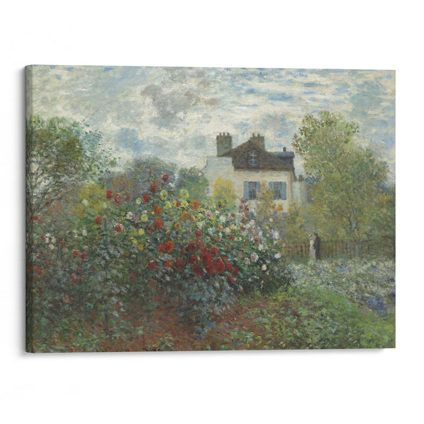 The Artist’s Garden in Argenteuil (A Corner of the Garden with Dahlias) (1873) - Claude Monet - Canvas Print