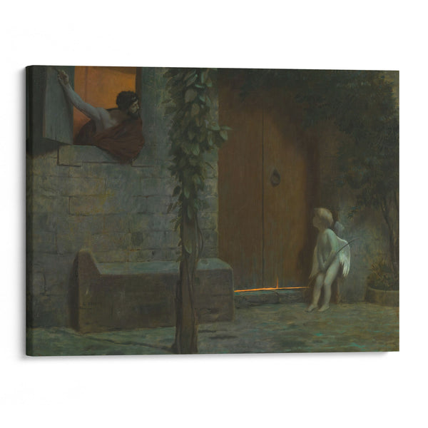 Cupid at the Door in a Rainstorm - Jean-Léon Gérôme - Canvas Print
