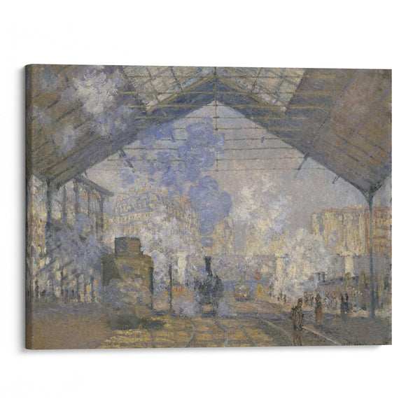 The Saint-Lazare Station (1877) - Claude Monet - Canvas Print
