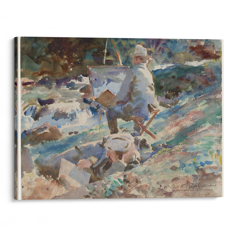 An Artist at His Easel (1914) - John Singer Sargent - Canvas Print