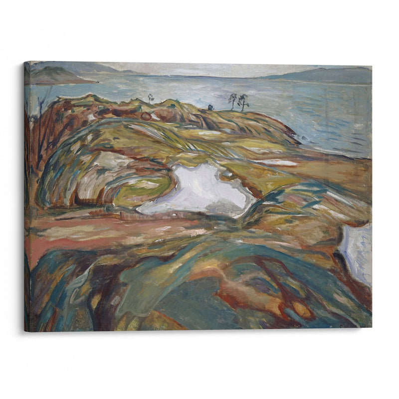 Coastal Landscape (1918) - Edvard Munch - Canvas Print