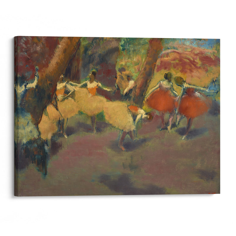 Before The Performance - Edgar Degas - Canvas Print