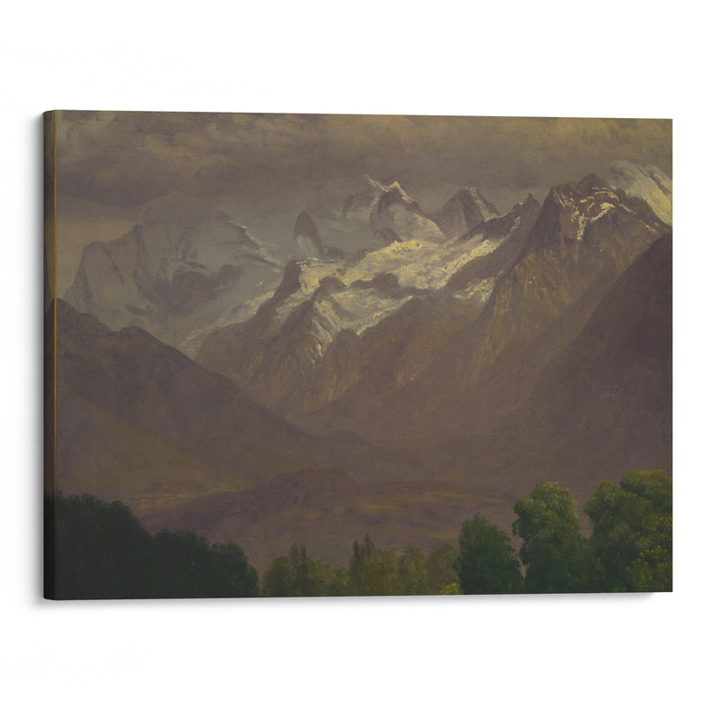 In the High Mountains - Albert Bierstadt - Canvas Print