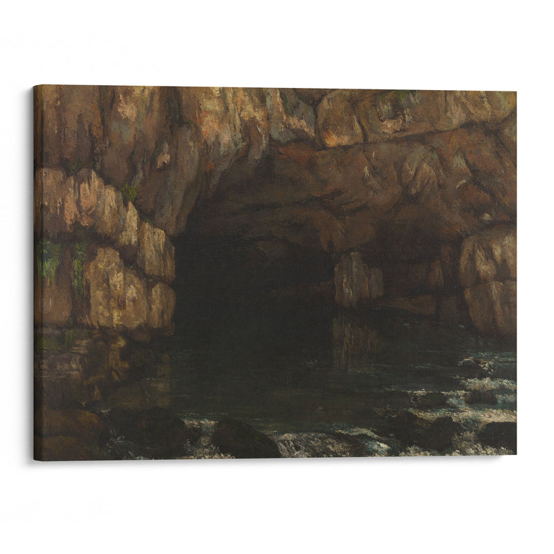 La source de la Loue (The Source of the Loue)  (circa 1864) - Gustave Courbet - Canvas Print