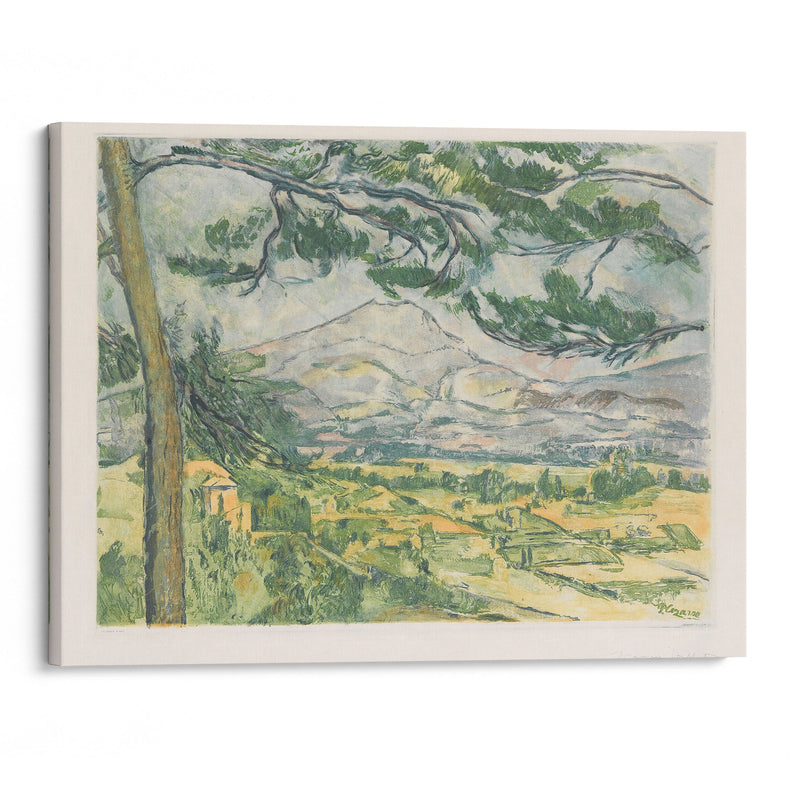 La Montagne Sainte-Victoire (1887) - Paul Cézanne - Canvas Print