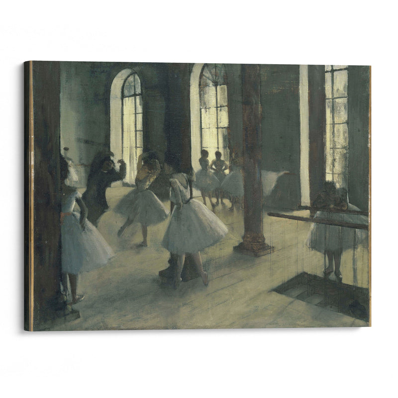 La Répétition Au Foyer De La Danse - Edgar Degas - Canvas Print