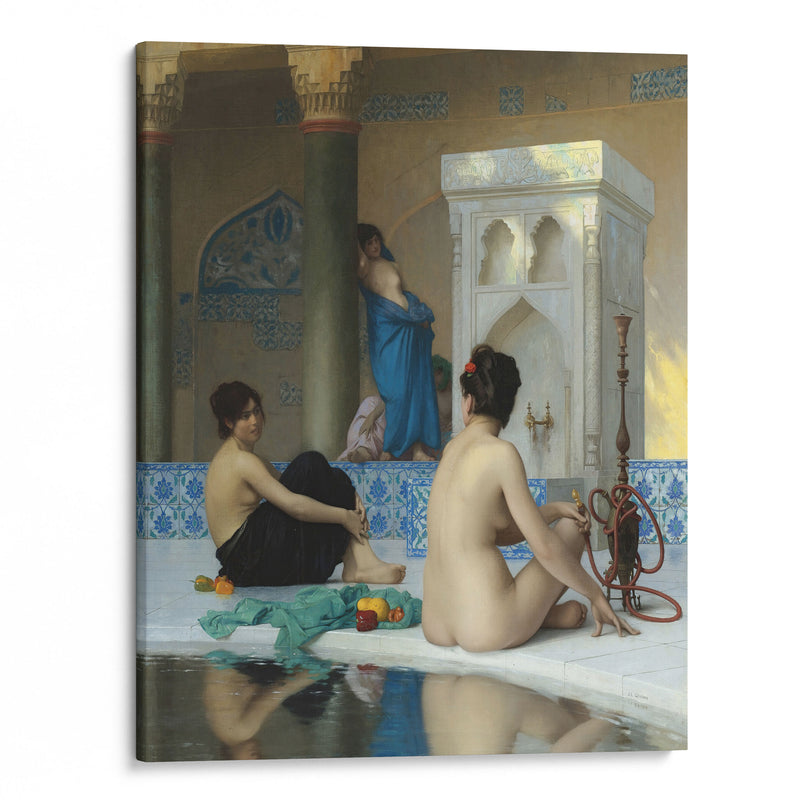 After the Bath (19th century) - Jean-Léon Gérôme - Canvas Print