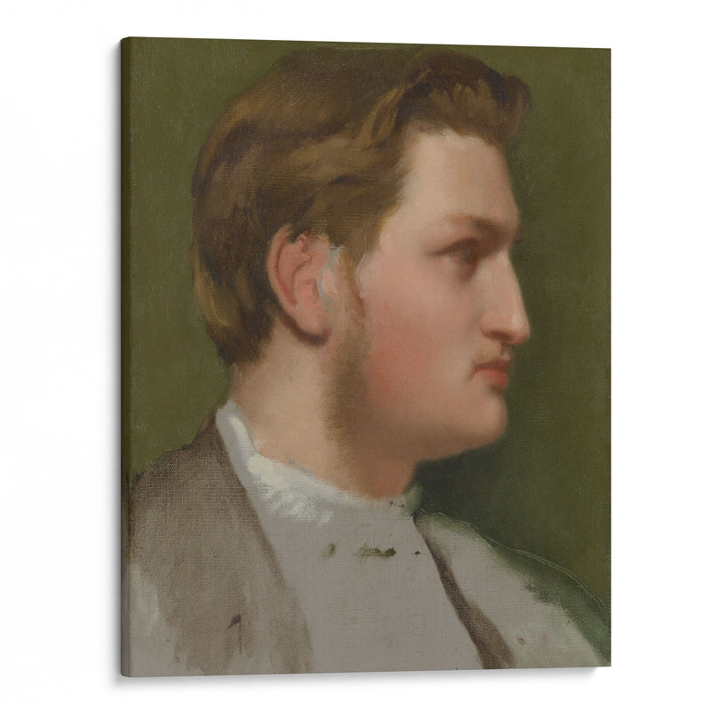 Portrait of Paul Valpinçon (c. 1855) - Edgar Degas - Canvas Print