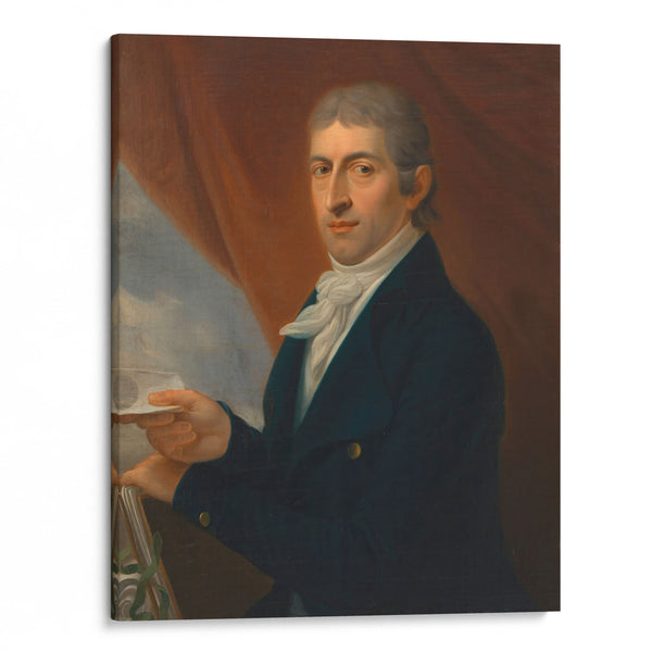 Johann (Giovanni) Cappi (Musikverleger) (around 1810) - Johann Baptist von Lampi the Elder - Canvas Print