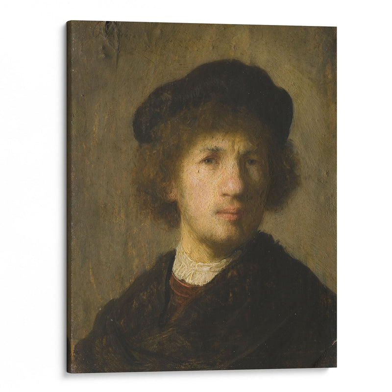 Self-portrait (1630) - Rembrandt van Rijn - Canvas Print