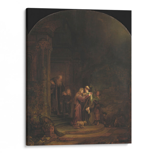The Visitation (1640) - Rembrandt van Rijn - Canvas Print