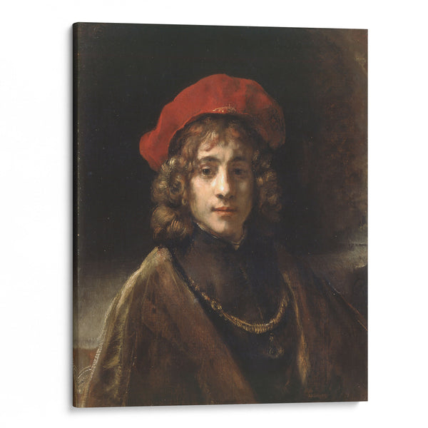 Titus, the Artist’s Son (c. 1657) - Rembrandt van Rijn - Canvas Print