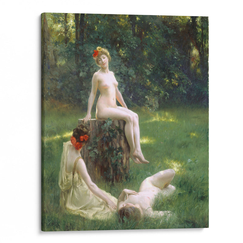 The Glade (1900) - Julius Leblanc Stewart - Canvas Print