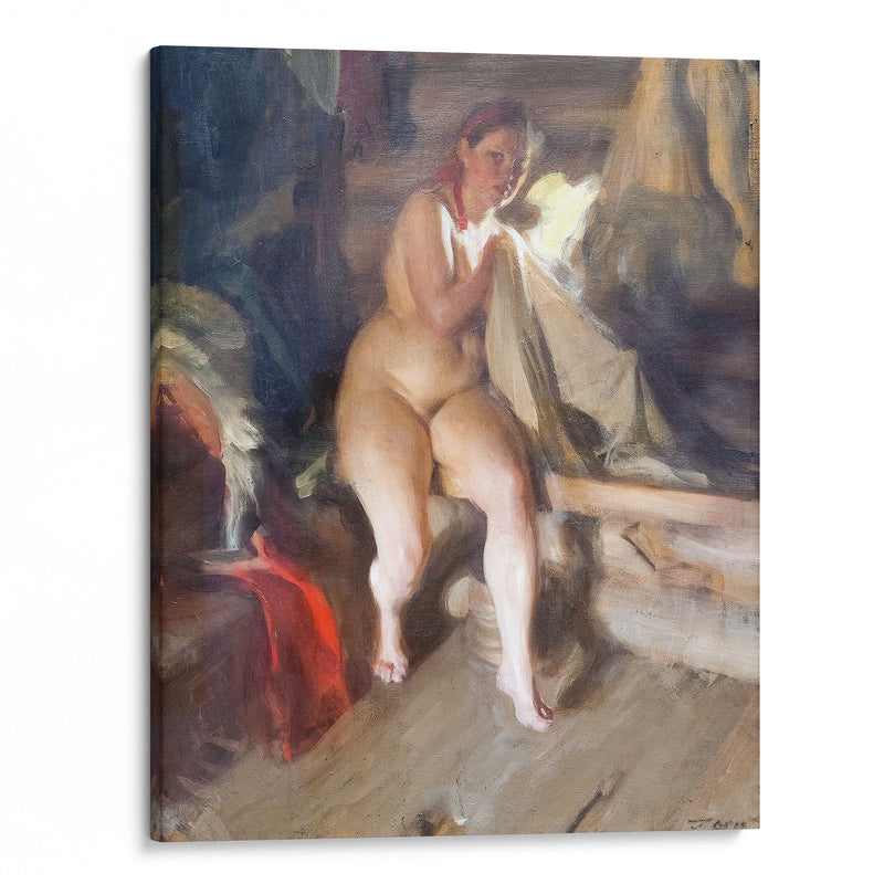In the Loft (1904) - Anders Zorn - Canvas Print
