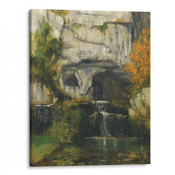 La Source Du Lison - Gustave Courbet - Canvas Print