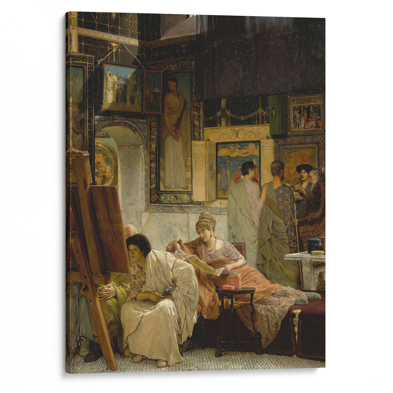 A Picture Gallery - Lawrence Alma-Tadema - Canvas Print