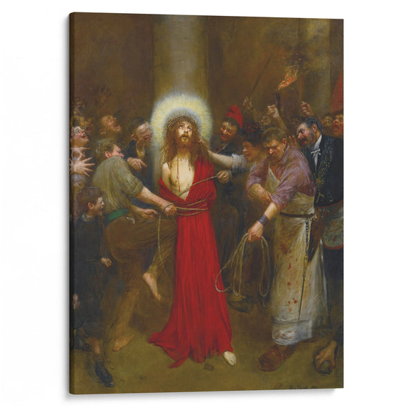 Christ Lié À La Colonne (1901) - Jean Béraud - Canvas Print