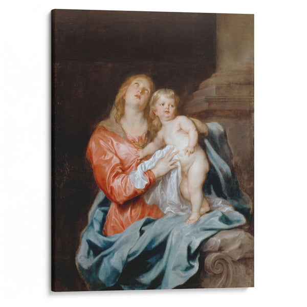 The Madonna And Child - Anthony van Dyck - Canvas Print