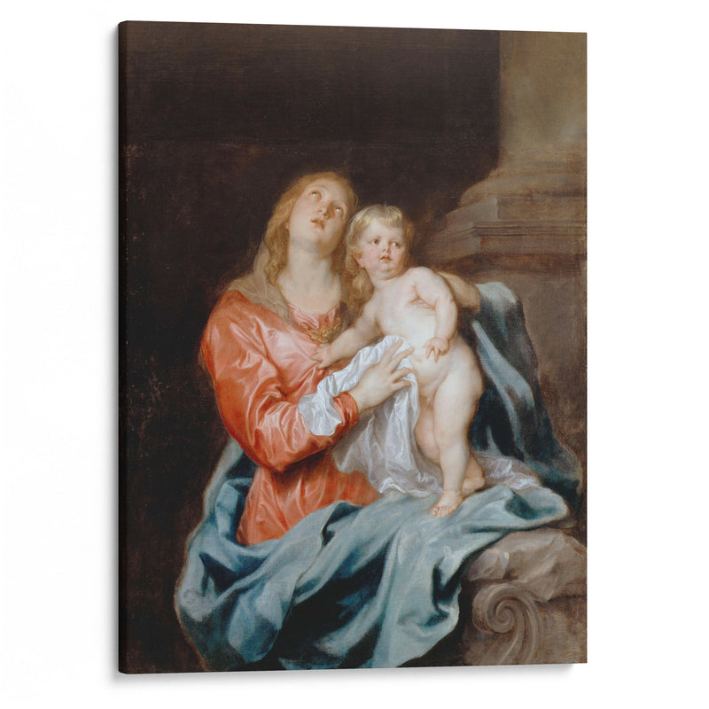 The Madonna And Child - Anthony van Dyck - Canvas Print