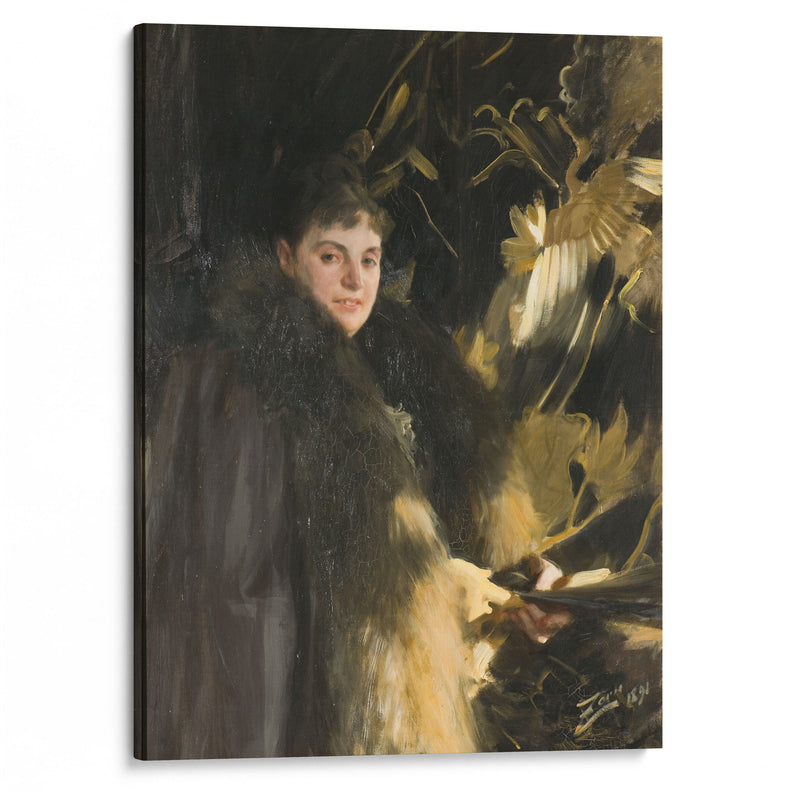 Mrs Veronica Heiss (1891) - Anders Zorn - Canvas Print