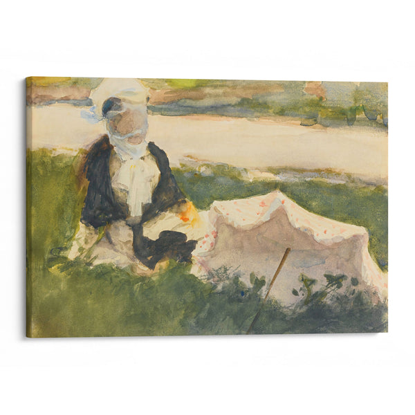 Woman With Parasol (circa 1888) - John Singer Sargent - Canvas Print