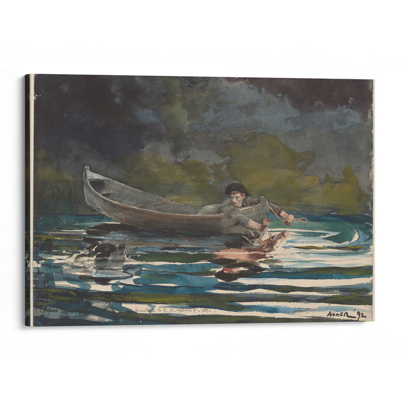 Sketch for ‘Hound and Hunter’ (1891-1892) - Winslow Homer - Canvas Print