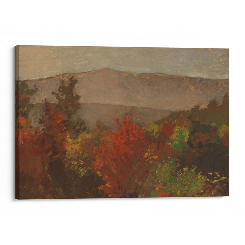 Autumn Treetops (1873) - Winslow Homer - Canvas Print