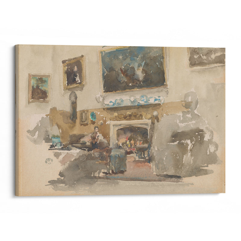 Moreby Hall (1882-1884) - James Abbott McNeill Whistler - Canvas Print