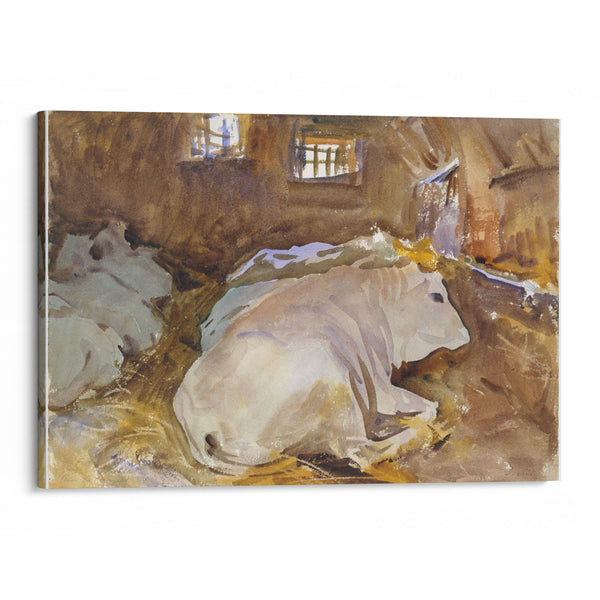 Oxen (circa 1910) - John Singer Sargent - Canvas Print