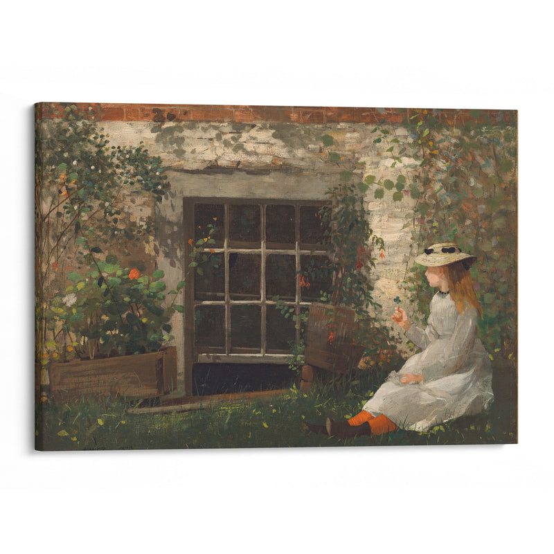 The Four-Leaf Clover (1873) - Winslow Homer - Canvas Print
