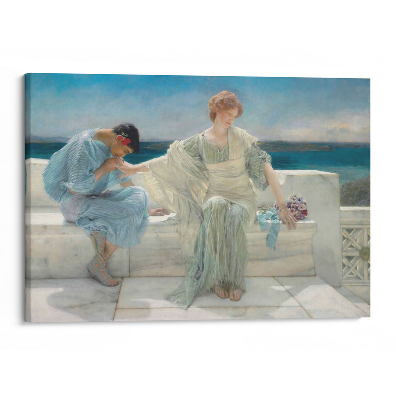 Ask me no more - Lawrence Alma-Tadema - Canvas Print