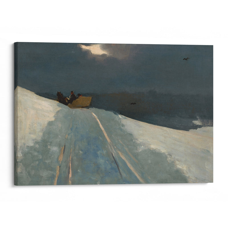 Sleigh Ride (C. 1890–95) - Winslow Homer - Canvas Print