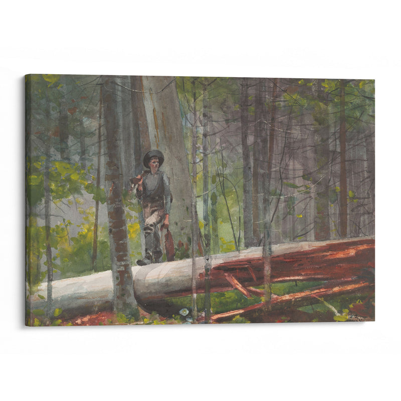 Hunter in the Adirondacks (1892) - Winslow Homer - Canvas Print