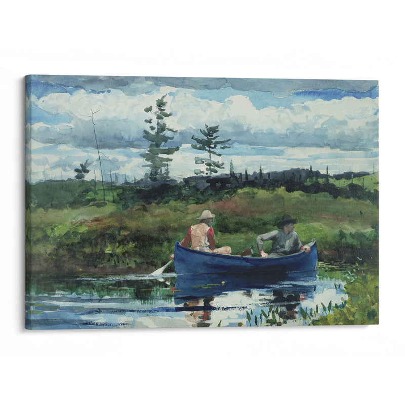 The Blue Boat (1892) - Winslow Homer - Canvas Print