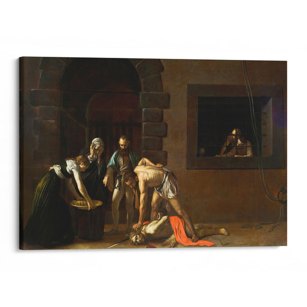 The beheading of St. John the Baptist (1608) - Caravaggio - Canvas Print