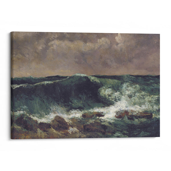 The Wave (1869) - Gustave Courbet - Canvas Print