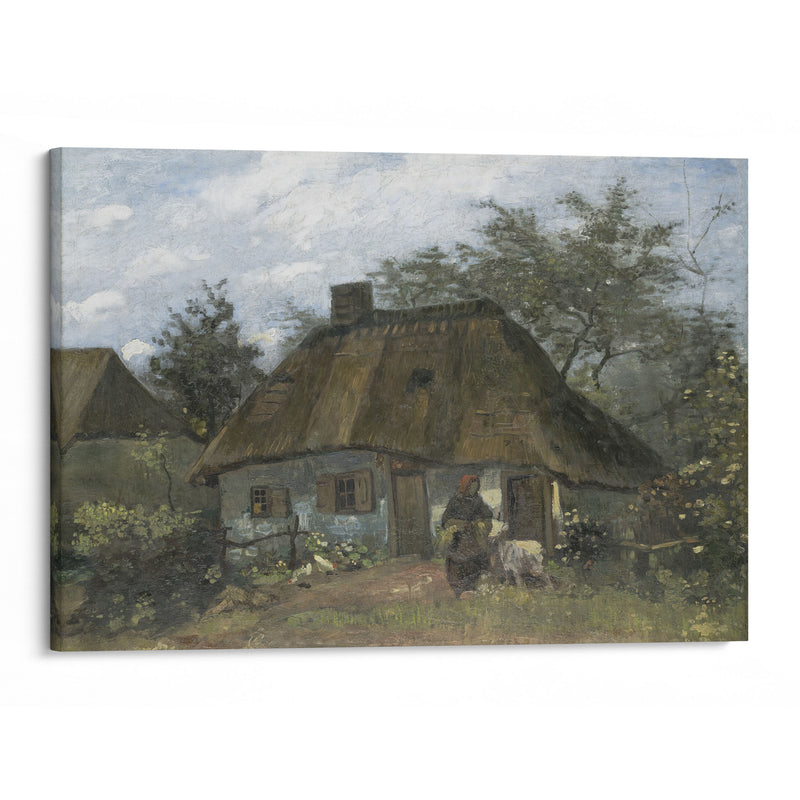 Farmhouse in Nuenen (1885) - Vincent van Gogh - Canvas Print