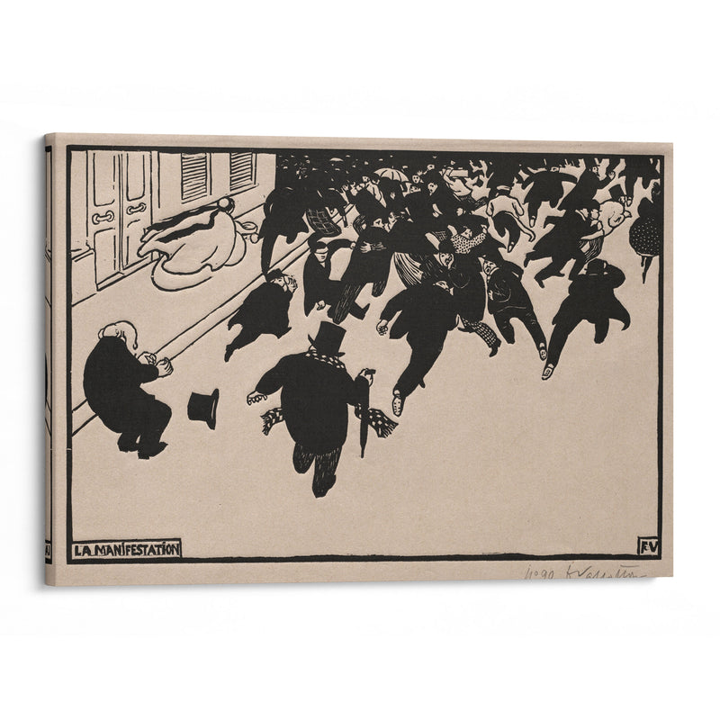 The Protest (1893) - Félix Vallotton - Canvas Print