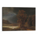 Landscape with the Parable of the Good Samaritan (1638) - Rembrandt van Rijn - Canvas Print