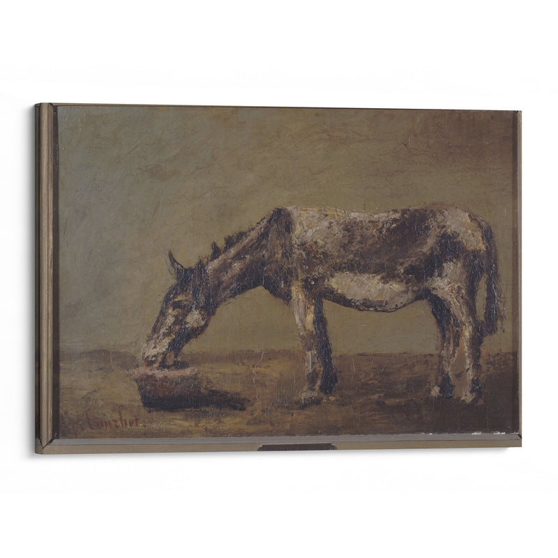 L’âne (1862-1863) - Gustave Courbet - Canvas Print